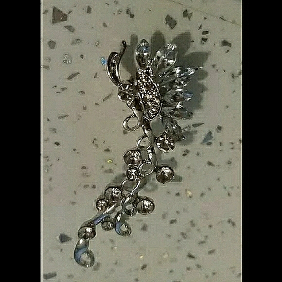 BOHO CLIP RHINESTONE EARRING CUFF!!! - Picture 4 of 6